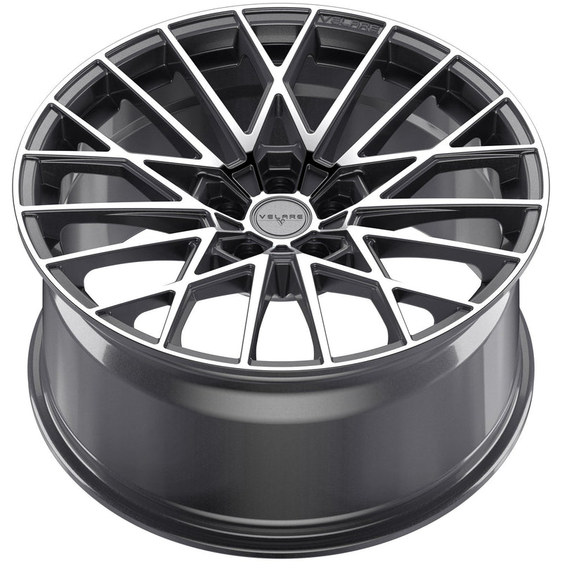 Velare VLR07 Platinum Grey Machined Face - 20x10 | 5x120 | +38 | 72.6mm
