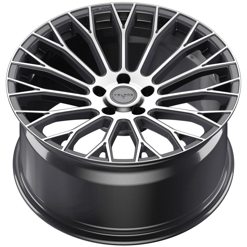 Velare VLR12 Platinum Grey Machined Face - 20x10 | 5x120 | +38 | 72.6mm