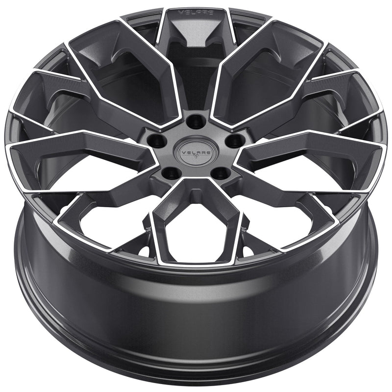 Velare VLR15 Platinum Grey Machined Face - 22x9.5 | 5x112 | +25 | 66.6mm