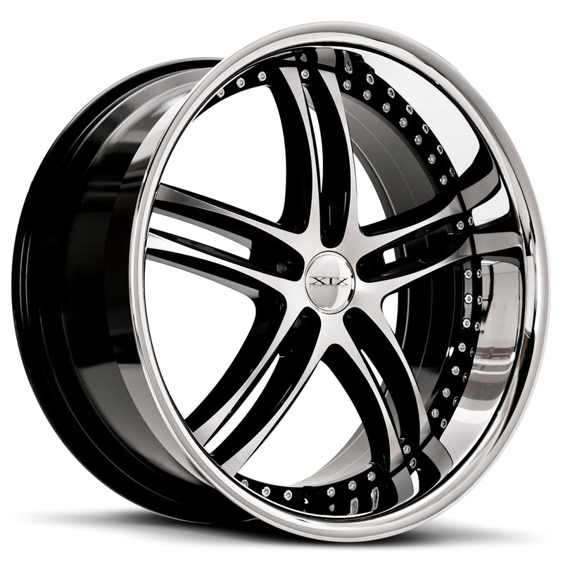 XIX-X15-Gloss-Black-Machined-with-Stainless-Steel-Lip-Black-22x10.5-66.56-wheels-rims-felger-FelgGiganten