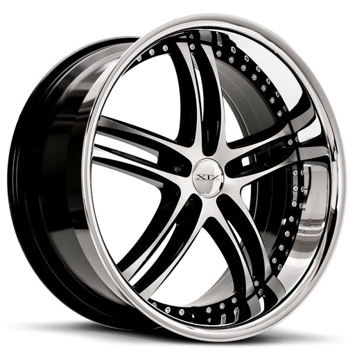 XIX-X15-Gloss-Black-Machined-with-Stainless-Steel-Lip-Black-20x8.5-73.1-wheels-rims-felger-FelgGiganten