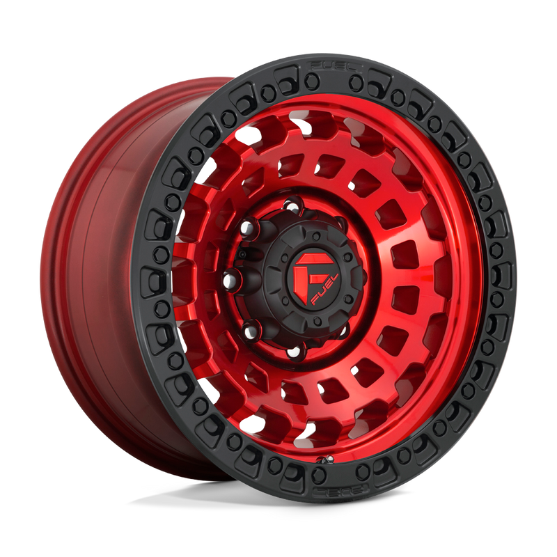 Felger-Fuel-1PC-ZEPHYR-Candy-Red-Black-Bead-Ring-18x9-6x135-et1-87.1