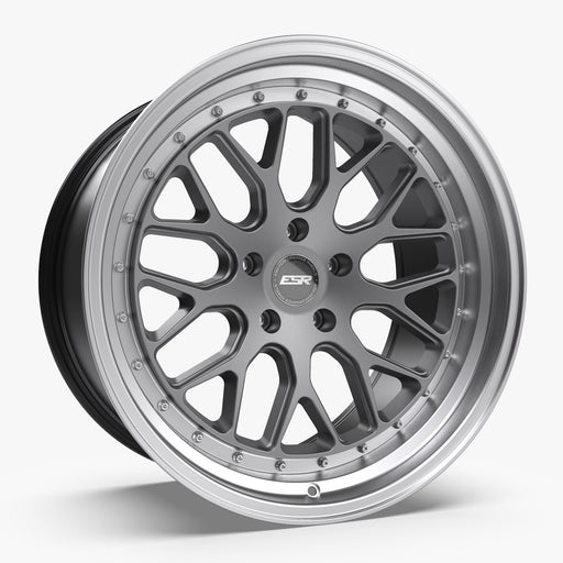 ESR-CS01-Matte-Graphite-Silver-19x9.5-72.6-wheels-rims-felger-FelgGiganten