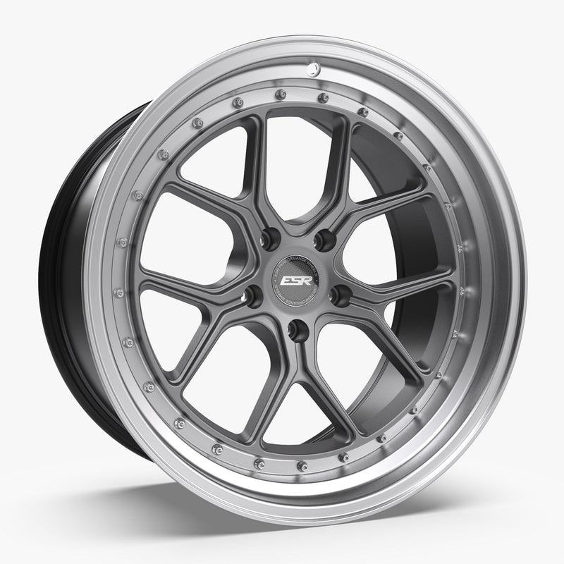 ESR-CS2-Matte-Graphite-Silver-18x9.5-72.6-wheels-rims-felger-FelgGiganten