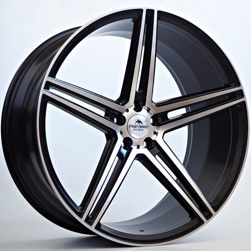 Forzza-Bosan-Black-Matt-Face-Machined-Black-22x10.5-66.45-wheels-rims-felger-FelgGiganten