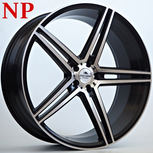 Forzza-Bosan-Black-Matt-Face-Machined-Black-22x9-66.45-wheels-rims-felger-FelgGiganten