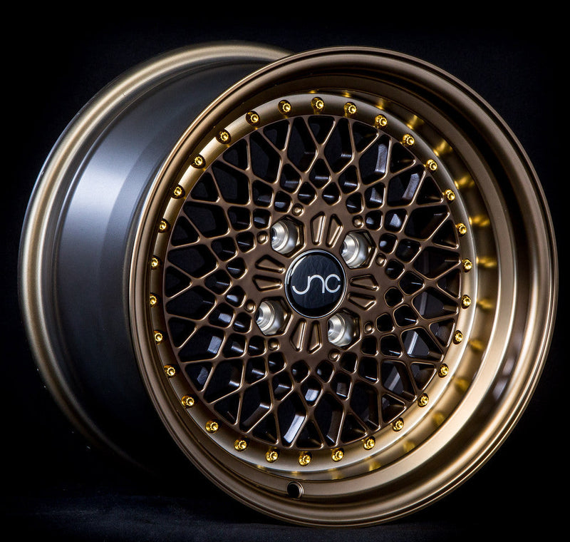 JNC-JNC045-Machined-Bronze-W-Gold-Rivets-Bronze-15x8.25-73.1-wheels-rims-felger-FelgGiganten