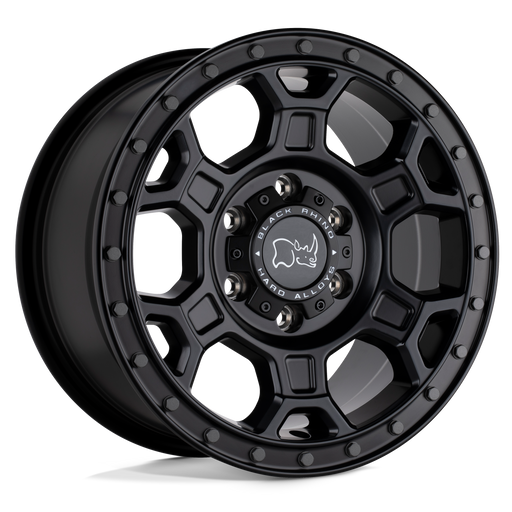 Felger-Black-Rhino-BR-MIDHILL-Matte-Black-W/-Gunmetal-Bolts-16x9.5-6x130-et45-84.1