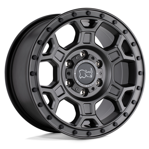 Felger-Black-Rhino-BR-MIDHILL-Matte-Gunmetal-W/-Black-Bolts-17x10.5-5x160-et45-65.07