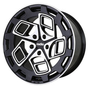 Radi8-R8CM9-Gloss-Black-Machined-Face-Black-20x8.5-66.6-wheels-rims-felger-FelgGiganten