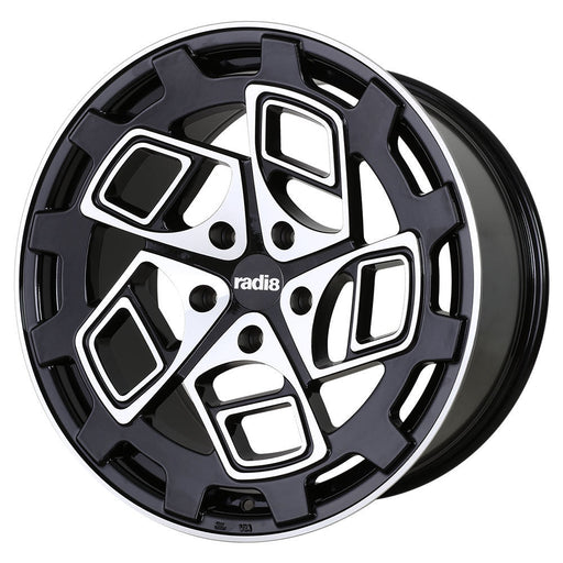 Radi8-R8CM9-Gloss-Black-Machined-Face-Black-18x8.5-57.1-wheels-rims-felger-FelgGiganten