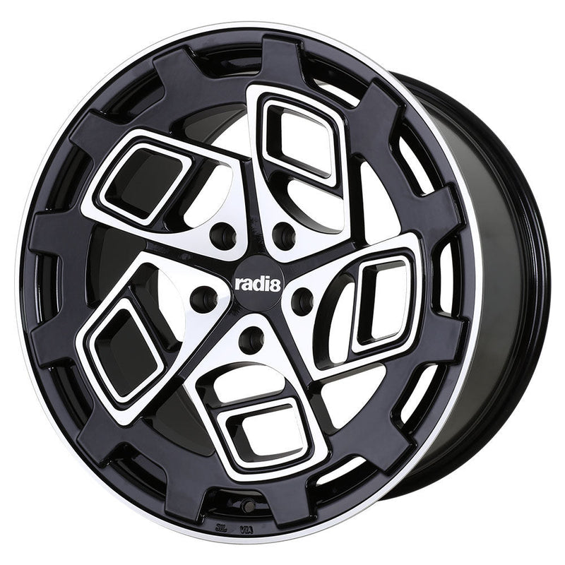 Radi8-R8CM9-Gloss-Black-Machined-Face-Black-19x10-66.6-wheels-rims-felger-FelgGiganten
