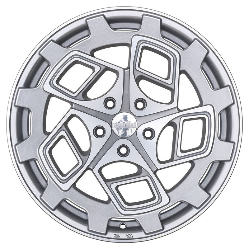 Radi8 R8CM9 Matt Silver Machined Face - 18x9.5 | 5x112 | +42 | 66.6mm