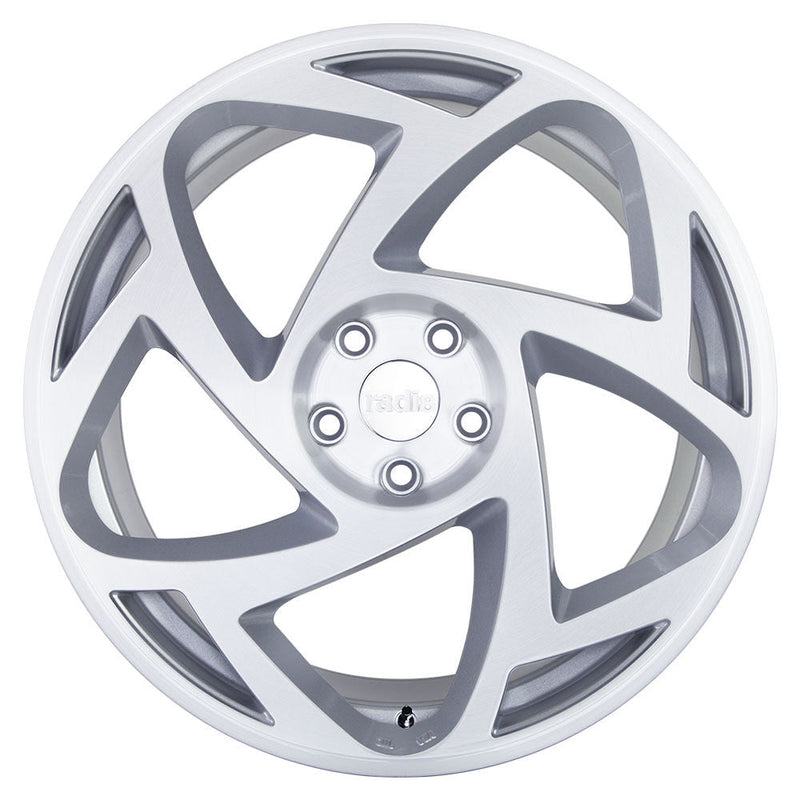 Radi8 R8S5 Matt Silver Machined Face - 18x8.5 | 5x100 | +35 | 57.1mm
