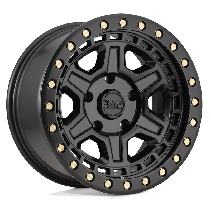 Felger-Black-Rhino-BR-RENO-Matte-Black-W/-Brass-Bolts-18x12-6x139.7-et12-112.1