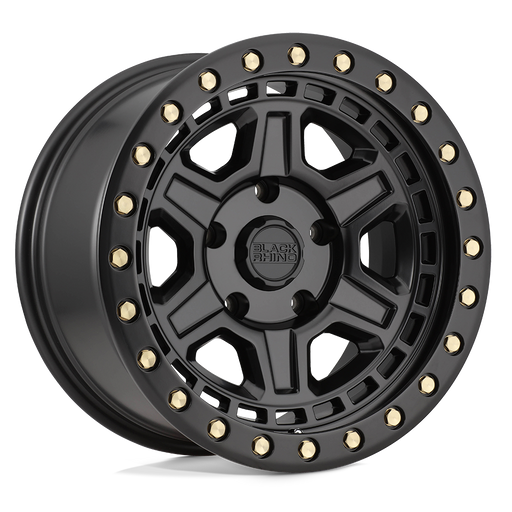 Felger-Black-Rhino-BR-RENO-Matte-Black-W/-Brass-Bolts-18x12-6x139.7-et12-112.1
