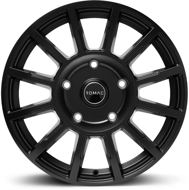 Romac Stealth Satin Black - 16x6.5 | 5x130 | +50 | 89.1mm
