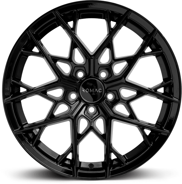 Romac Vortex Gloss Black - 22x9.5 | 5x112 | +40 | 66.6mm