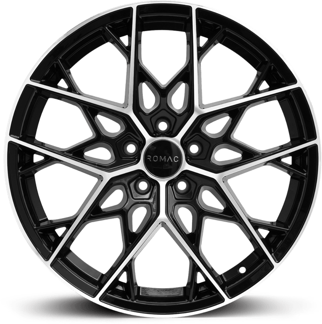 Romac Vortex Black/Polish - 22x9.5 | 5x120 | +40 | 72.6mm