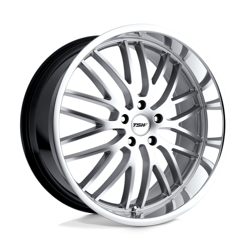Felger-TSW-SNETTERTON-Hyper-Silver-W/-Mirror-Cut-Lip-19x8.5-5x112-et45-72.1