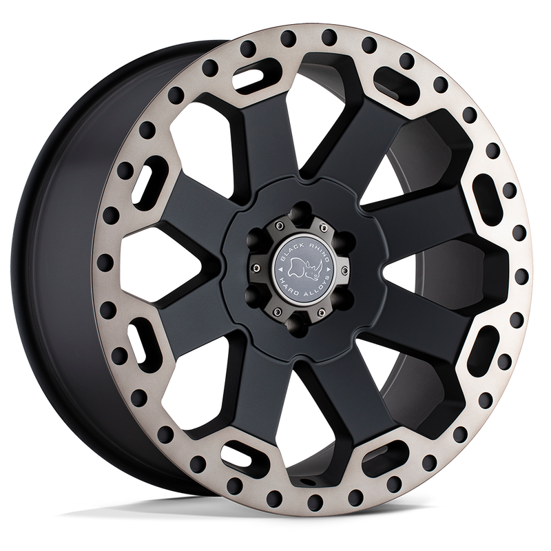 Felger-Black-Rhino-BR-WARLORD-Matte-Black-W/-Machined-Dark-Tint-18x8-6x130-et52-84.1